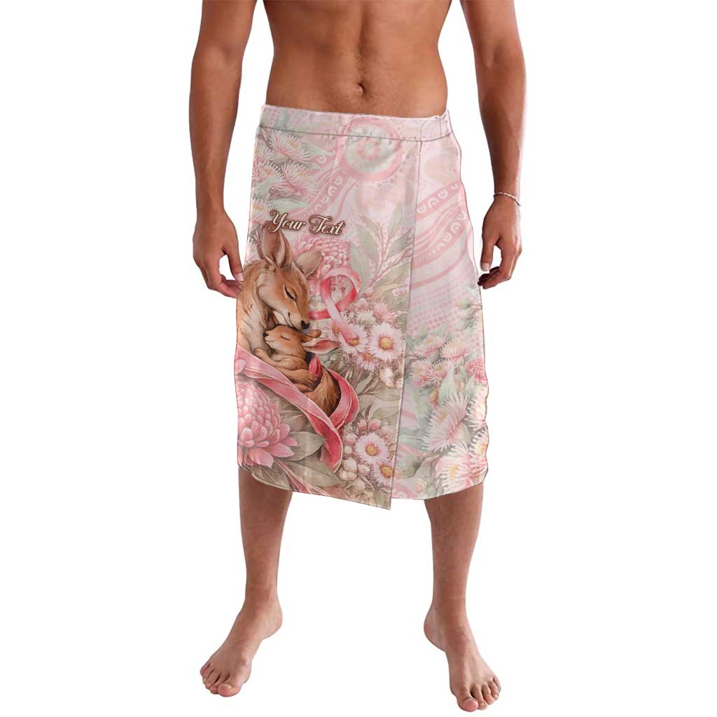 Personalised Breast Cancer Awareness Lavalava Mother Kangaroo And Ribbon Hope