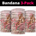 Breast Cancer Awareness Neck Gaiter Mother Kangaroo And Ribbon Hope
