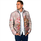 Personalised Breast Cancer Awareness Padded Jacket Mother Kangaroo And Ribbon Hope