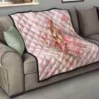 Breast Cancer Awareness Quilt Mother Kangaroo And Ribbon Hope