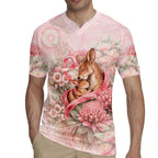 Personalised Breast Cancer Awareness Rugby Jersey Mother Kangaroo And Ribbon Hope