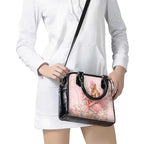 Breast Cancer Awareness Shoulder Handbag Mother Kangaroo And Ribbon Hope