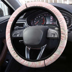 Breast Cancer Awareness Steering Wheel Cover Mother Kangaroo And Ribbon Hope