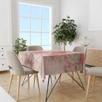 Breast Cancer Awareness Tablecloth Mother Kangaroo And Ribbon Hope