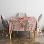 Breast Cancer Awareness Tablecloth Mother Kangaroo And Ribbon Hope