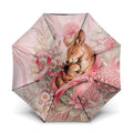 Breast Cancer Awareness Umbrella Mother Kangaroo And Ribbon Hope