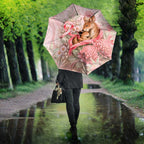 Breast Cancer Awareness Umbrella Mother Kangaroo And Ribbon Hope