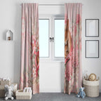 Breast Cancer Awareness Window Curtain Mother Kangaroo And Ribbon Hope