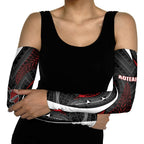 Aotearoa New Zealand Native Birds Map Arm Sleeves Silver Fern Tribal Pattern