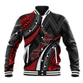 Aotearoa New Zealand Native Birds Map Baseball Jacket Silver Fern Tribal Pattern