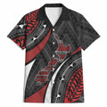 Aotearoa New Zealand Native Birds Map Hawaiian Shirt Silver Fern Tribal Pattern