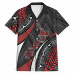 Aotearoa New Zealand Native Birds Map Hawaiian Shirt Silver Fern Tribal Pattern