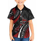 Aotearoa New Zealand Native Birds Map Hawaiian Shirt Silver Fern Tribal Pattern