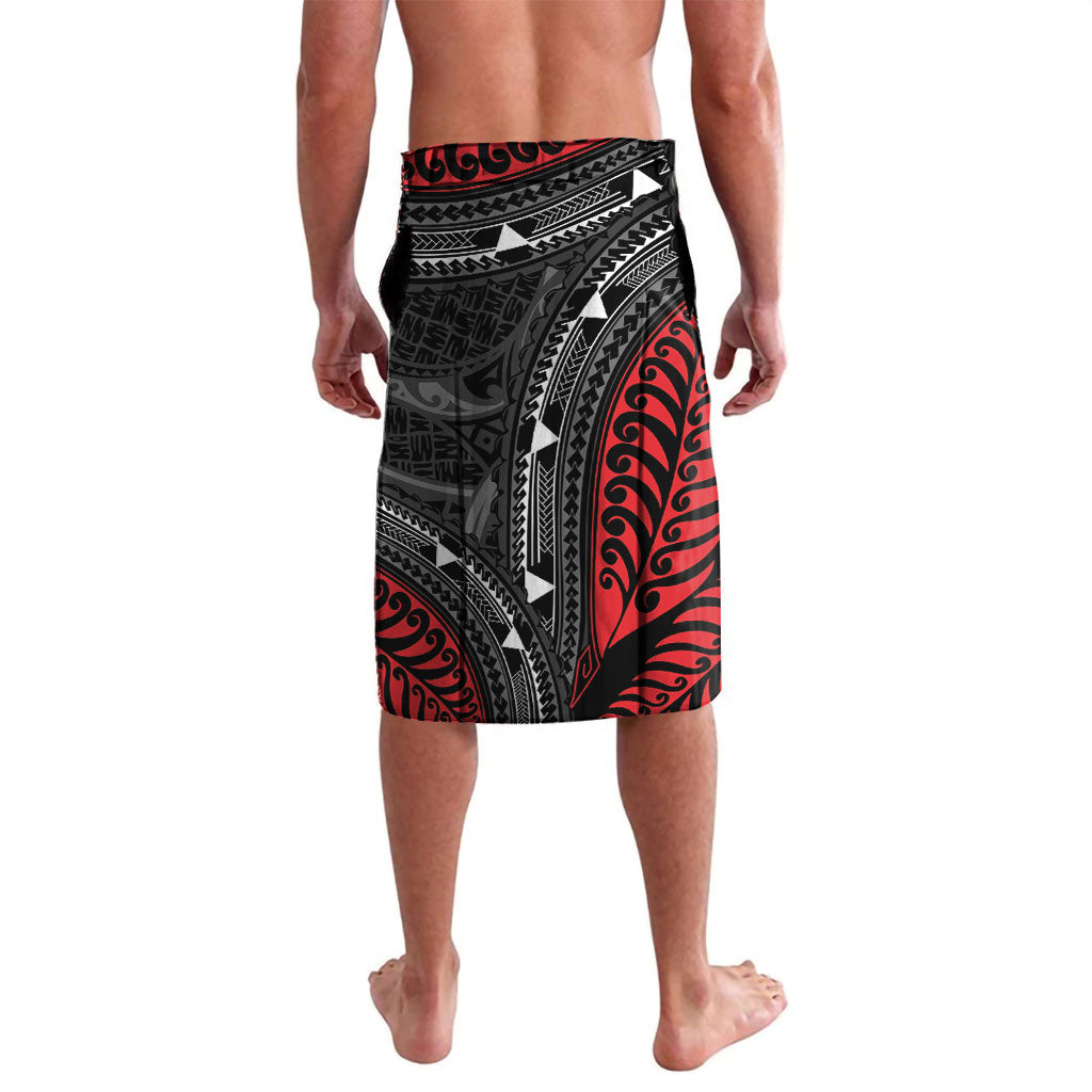 Aotearoa New Zealand Native Birds Map Lavalava Silver Fern Tribal Pattern