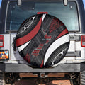Aotearoa New Zealand Native Birds Map Spare Tire Cover Silver Fern Tribal Pattern