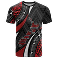 Aotearoa New Zealand Native Birds Map T Shirt Silver Fern Tribal Pattern