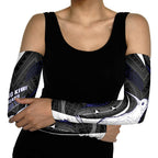 Personalised New Zealand Kiwi Arm Sleeves Silver Fern Tribal Pattern