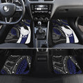 New Zealand Kiwi Car Mats Silver Fern Tribal Pattern