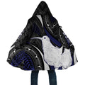 Personalised New Zealand Kiwi Cloak Silver Fern Tribal Pattern
