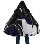 Personalised New Zealand Kiwi Cloak Silver Fern Tribal Pattern