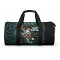 New Zealand Christmas Duffle Bag Santa Riding Tui Bird Silver Fern