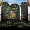New Zealand Christmas Back Car Seat Cover Santa Riding Kakapo Bird Silver Fern