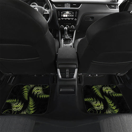 New Zealand Christmas Car Mats Santa Riding Kakapo Bird Silver Fern