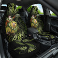 New Zealand Christmas Car Seat Cover Santa Riding Kakapo Bird Silver Fern