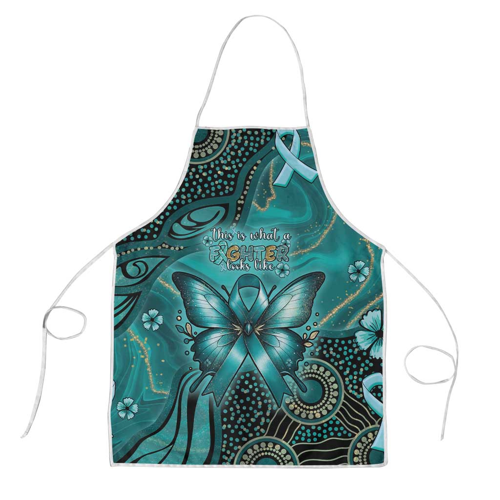 Ovarian Cancer Awareness Apron This Is What A Fighter Looks Like
