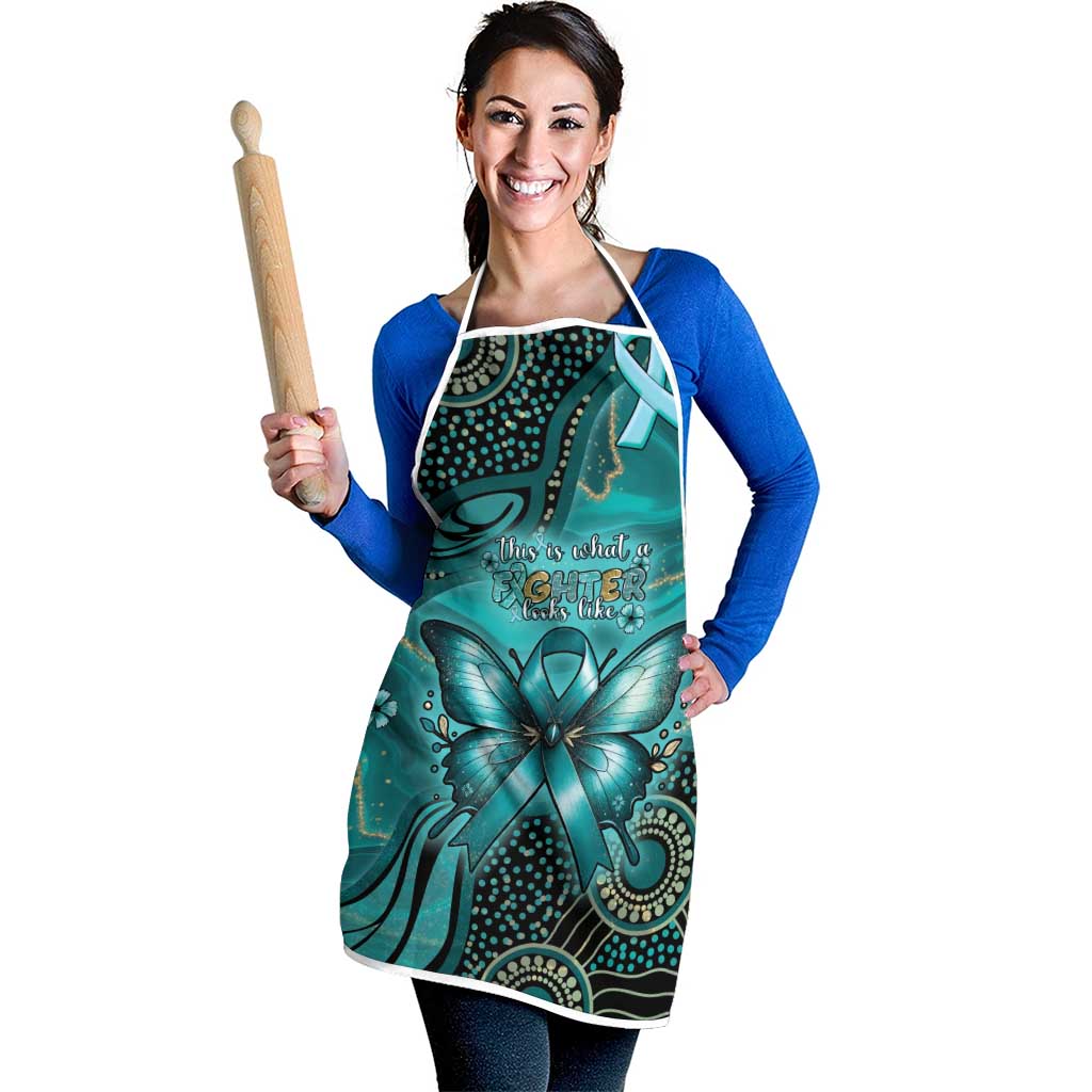 Ovarian Cancer Awareness Apron This Is What A Fighter Looks Like