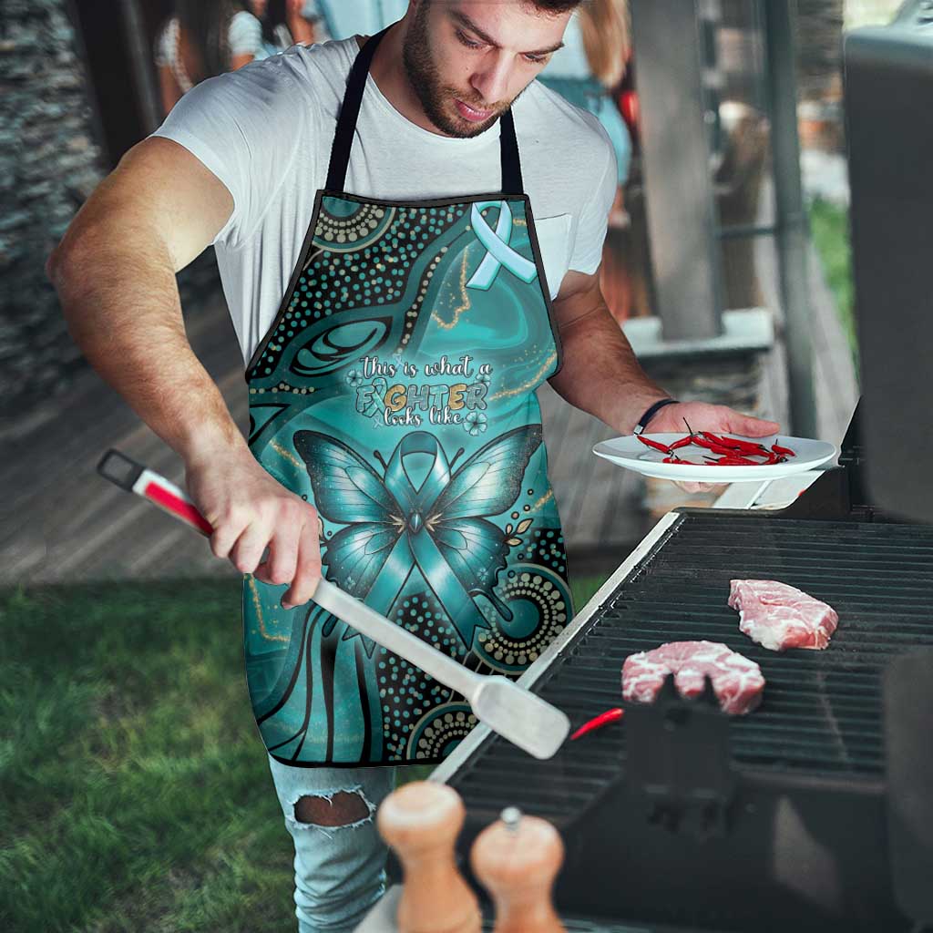 Ovarian Cancer Awareness Apron This Is What A Fighter Looks Like