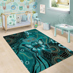 Ovarian Cancer Awareness Area Rug This Is What A Fighter Looks Like