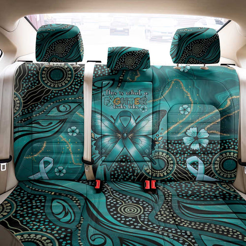 Ovarian Cancer Awareness Back Car Seat Cover This Is What A Fighter Looks Like