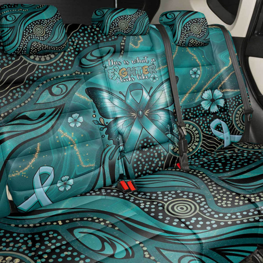 Ovarian Cancer Awareness Back Car Seat Cover This Is What A Fighter Looks Like