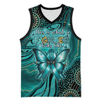 Personalised Ovarian Cancer Awareness Basketball Jersey This Is What A Fighter Looks Like