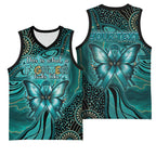 Personalised Ovarian Cancer Awareness Basketball Jersey This Is What A Fighter Looks Like
