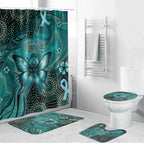 Ovarian Cancer Awareness Bathroom Set This Is What A Fighter Looks Like