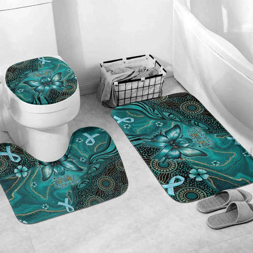 Ovarian Cancer Awareness Bathroom Set This Is What A Fighter Looks Like