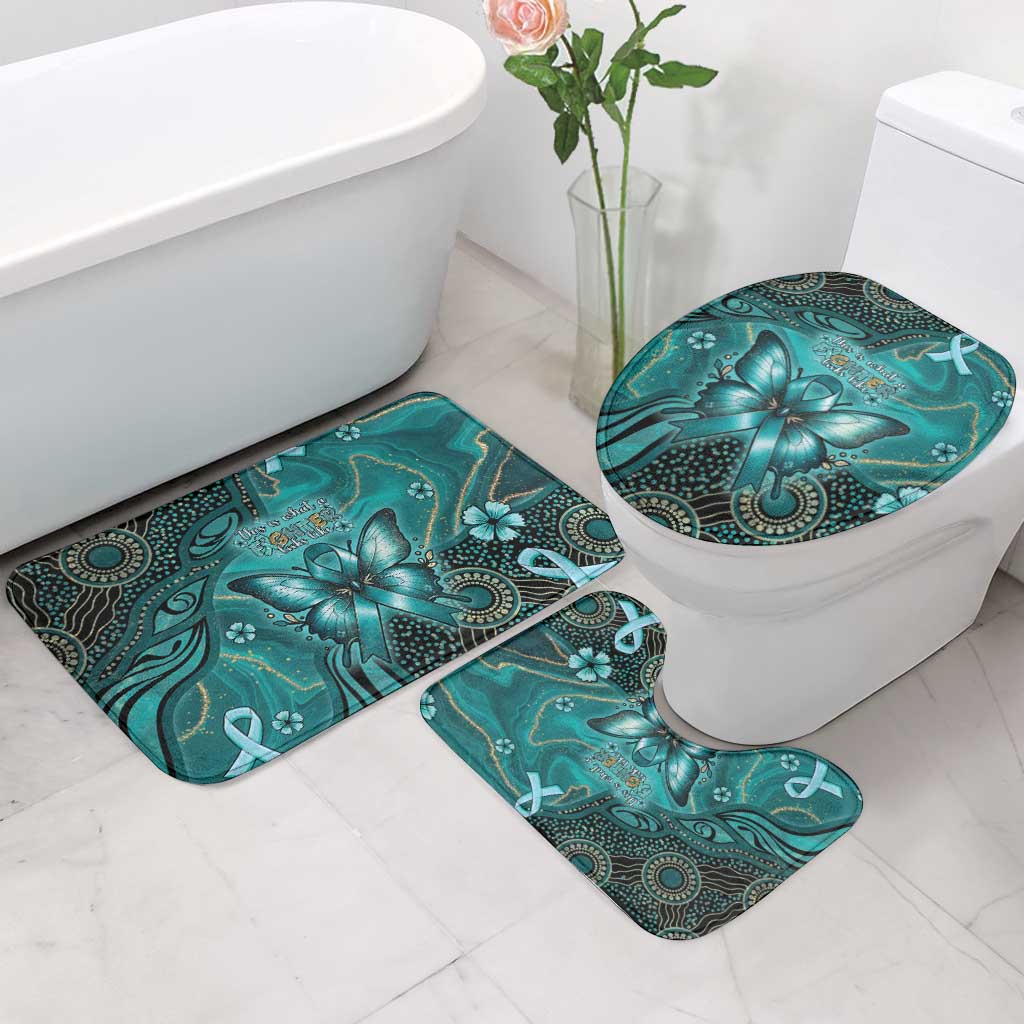 Ovarian Cancer Awareness Bathroom Set This Is What A Fighter Looks Like