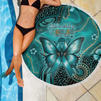 Ovarian Cancer Awareness Beach Blanket This Is What A Fighter Looks Like