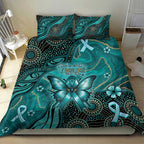 Ovarian Cancer Awareness Bedding Set This Is What A Fighter Looks Like