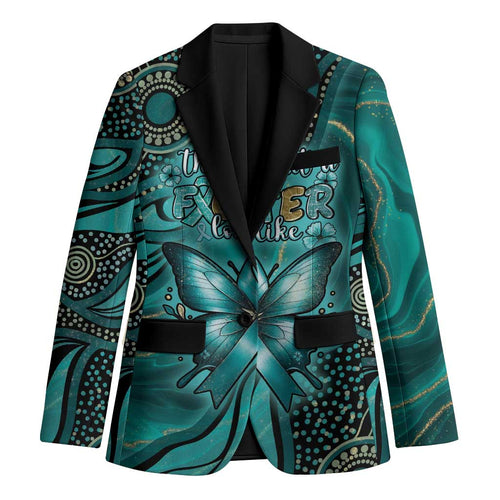 Personalised Ovarian Cancer Awareness Blazer This Is What A Fighter Looks Like