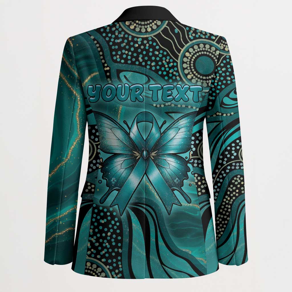 Personalised Ovarian Cancer Awareness Blazer This Is What A Fighter Looks Like