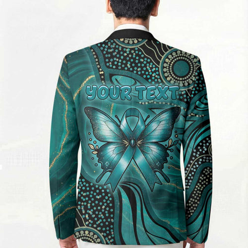 Personalised Ovarian Cancer Awareness Blazer This Is What A Fighter Looks Like