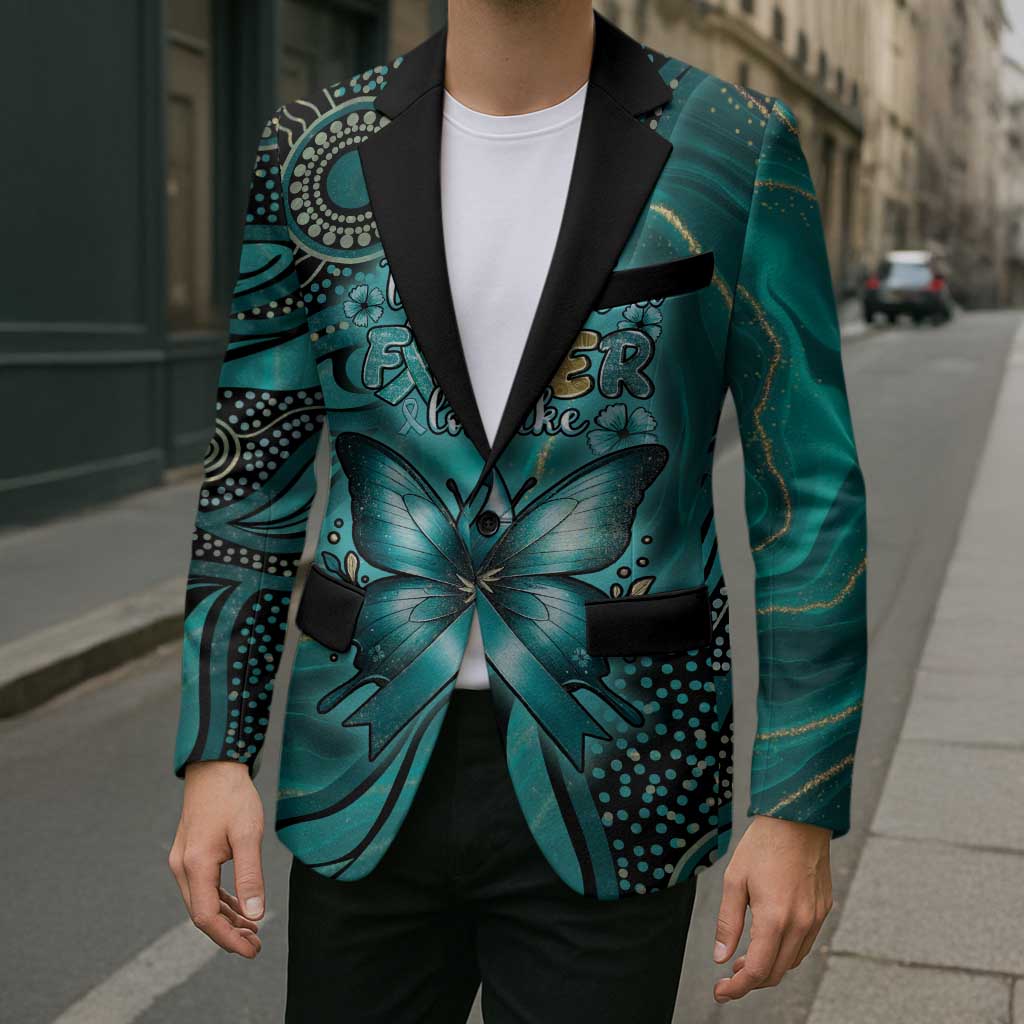 Personalised Ovarian Cancer Awareness Blazer This Is What A Fighter Looks Like