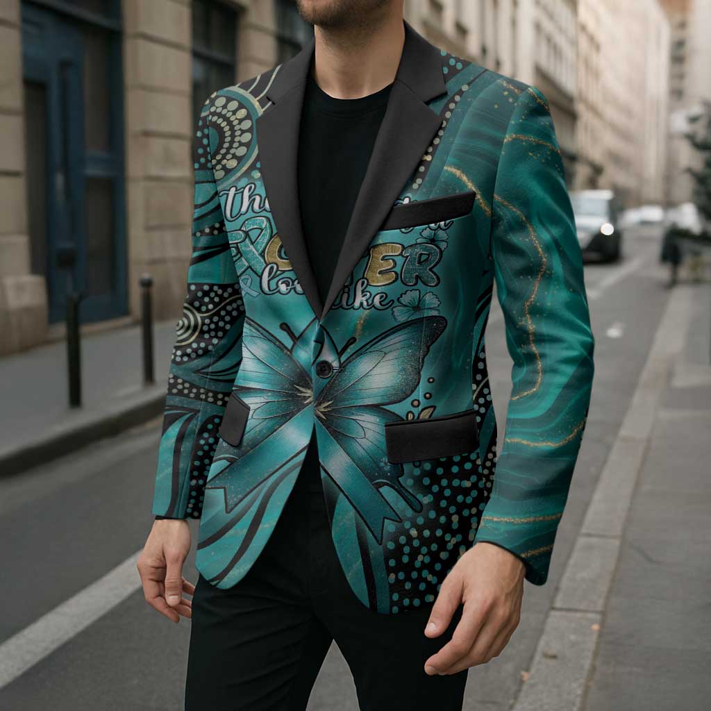 Personalised Ovarian Cancer Awareness Blazer This Is What A Fighter Looks Like
