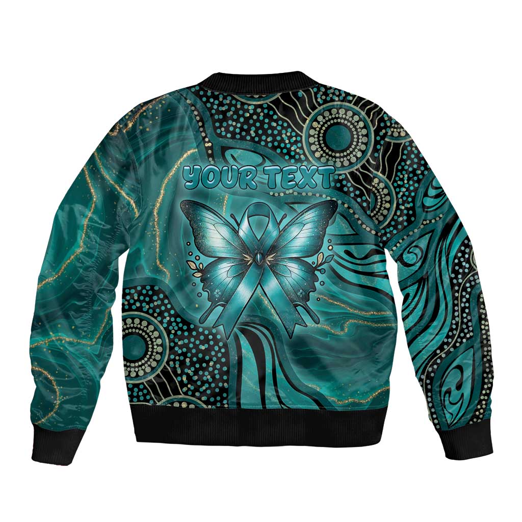 Personalised Ovarian Cancer Awareness Bomber Jacket This Is What A Fighter Looks Like