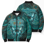 Personalised Ovarian Cancer Awareness Bomber Puffer Jacket This Is What A Fighter Looks Like