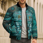 Personalised Ovarian Cancer Awareness Bomber Puffer Jacket This Is What A Fighter Looks Like