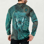Personalised Ovarian Cancer Awareness Button Sweatshirt This Is What A Fighter Looks Like